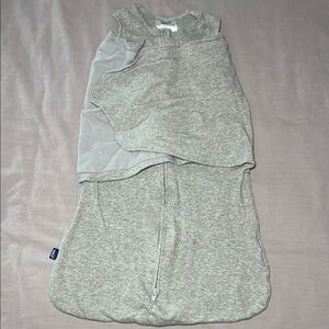 Halo 100% Cotton Grey Sleep Sack Swaddle, 3-6M